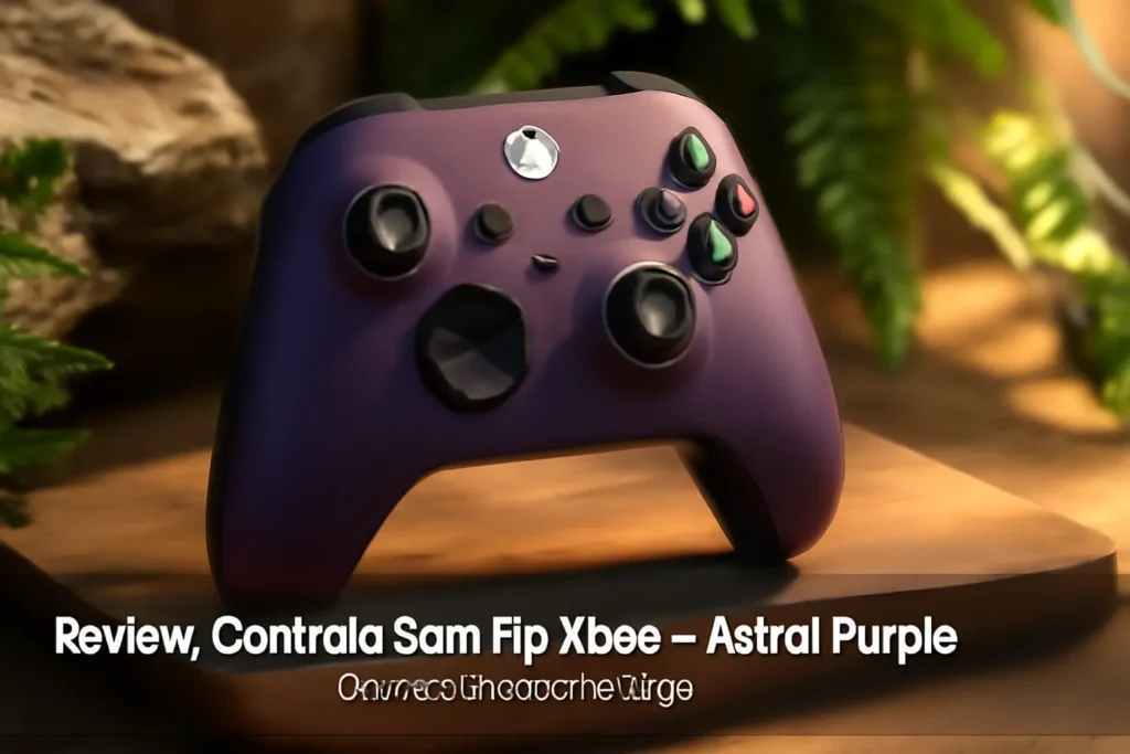 Controle Sem Fio Xbox - Astral Purple: Conforto e Estilo no Jogo