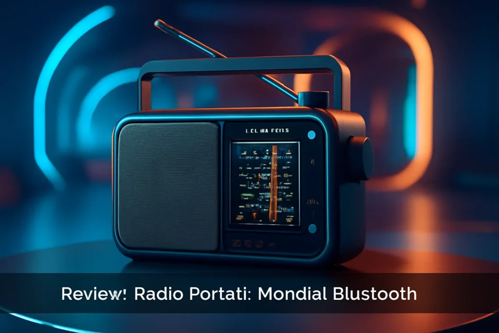 Top Cinco rádio portátil mondial bluetooth