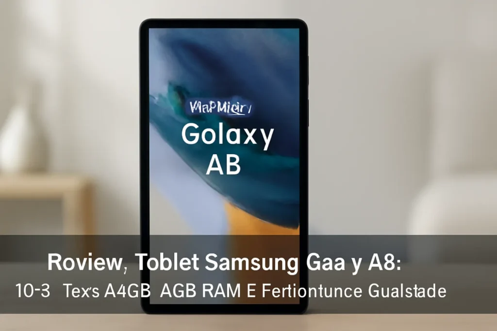 Tablet Samsung Galaxy A8: 10.5" Tela, 64GB, 4GB RAM e Performance de Qualidade