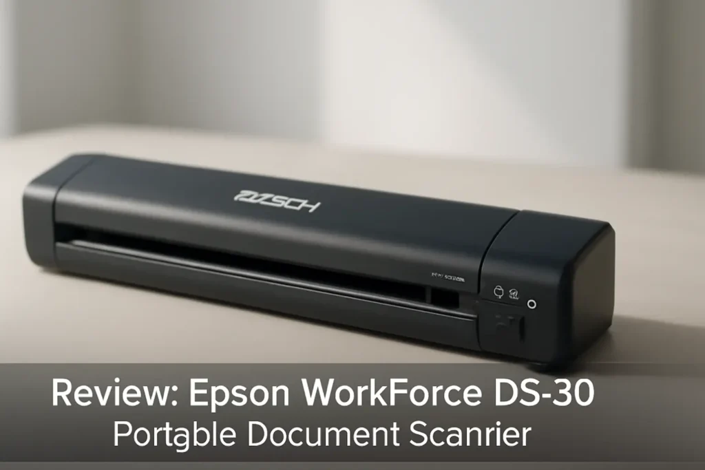 Epson Scanner portátil de documentos WorkForce DS-30 para PC e Mac