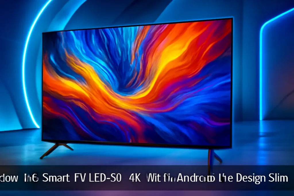 HQ Smart TV LED 50" 4K: Wi-Fi, Android 11 e Design Slim