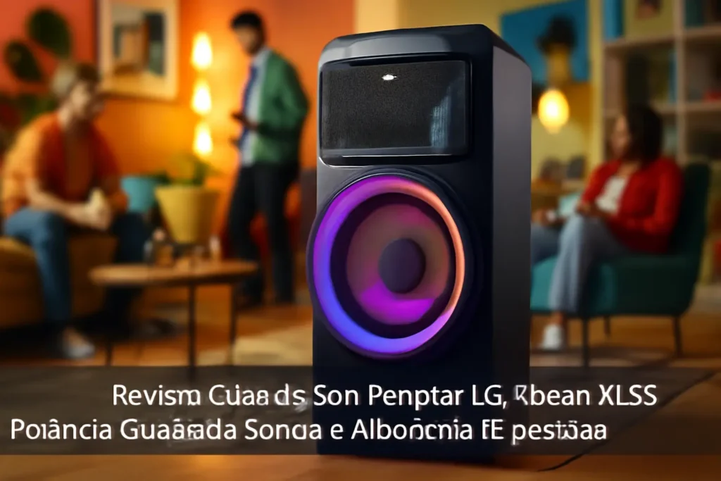 Caixa de Som PartyBox LG XBoom XL5S – Potência, Qualidade Sonora e Autonomia Impecáveis