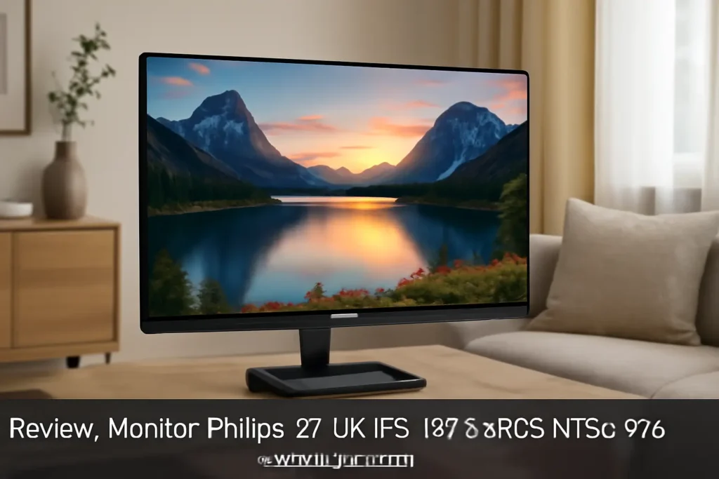 Monitor Philips 27" 4K IPS 109% sRGB NTSC 91% Speakers 278E1A – Alta Definição e Imersão Sonora