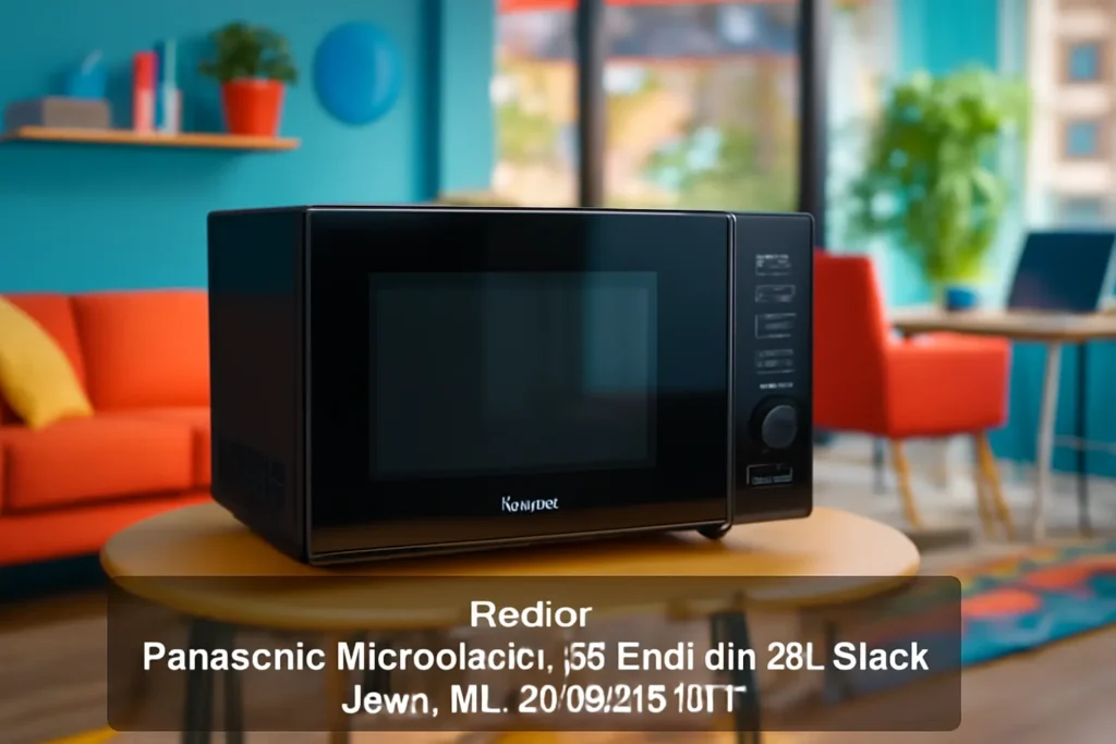 Panasonic Micro-ondas de Embutir 28L Black Glass NN-GB68HSRUK
