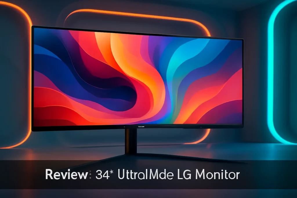 Top Cinco  34 ultrawide LG monitor