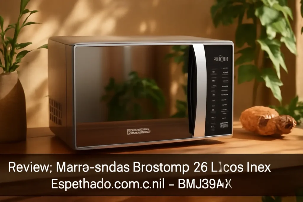 Micro-ondas Brastemp 38 Litros Inox Espelhado com Grill - BMJ38AR
