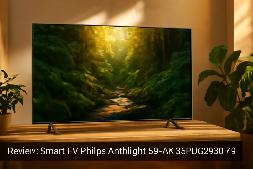 Smart TV Philips Ambilight 55" 4K 55PUG7908/78: Google TV, Dolby Vision/Atmos e Bluetooth