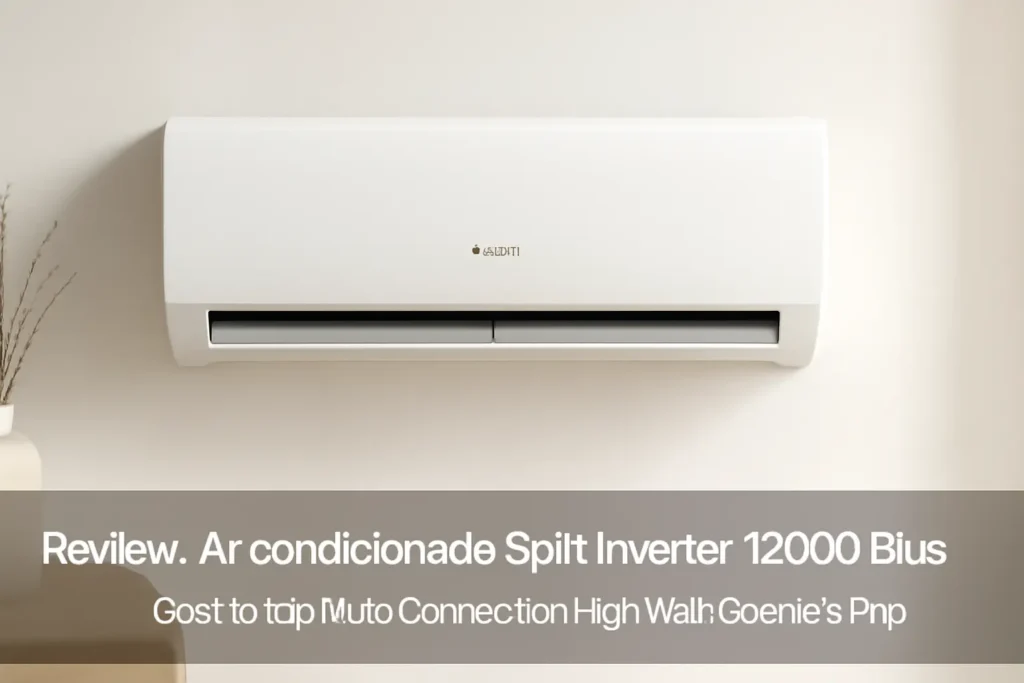 Ar-condicionado Split Inverter 12000 Btus Gree G-top Auto Connection High Wall Quente e Frio