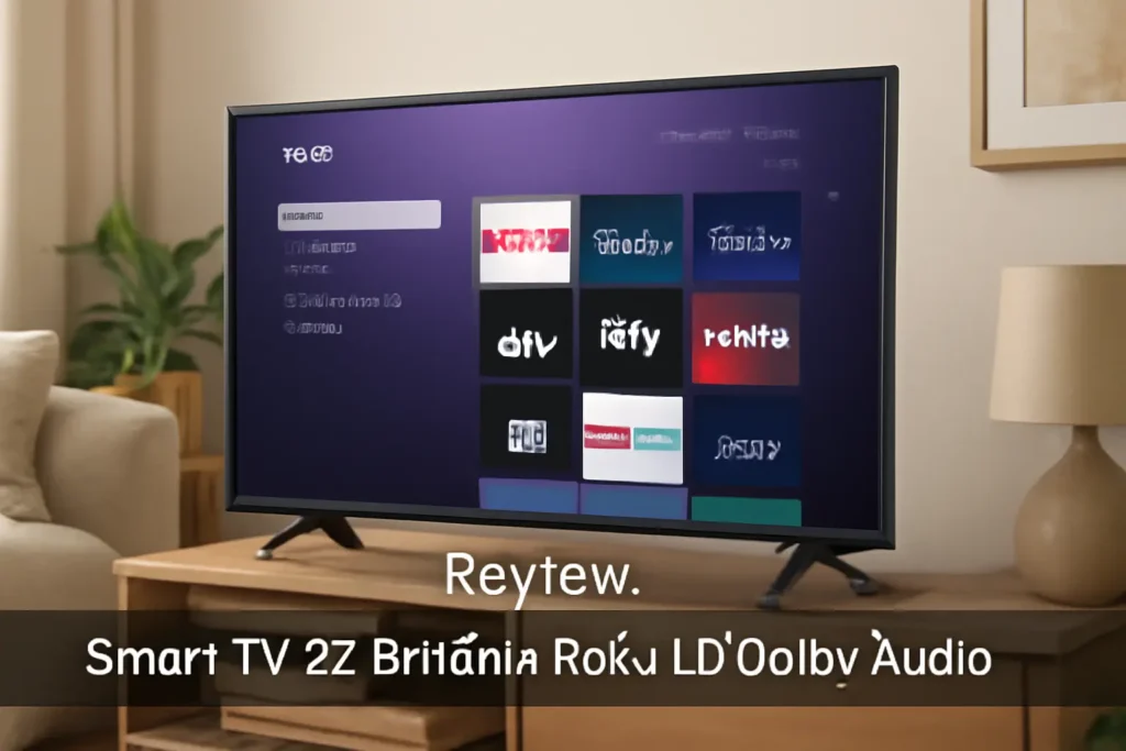 Smart TV 32” Britânia Roku LED Dolby Audio