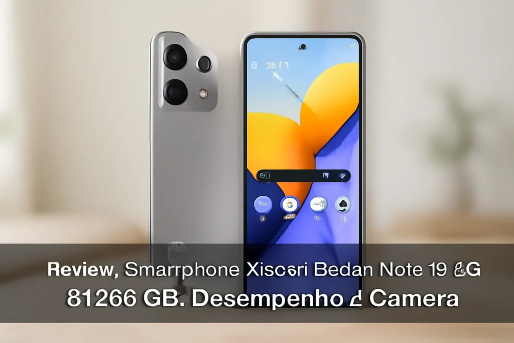 Smartphone Xiaomi Redmi Note 13 4G 8+256 GB: Desempenho e Câmera