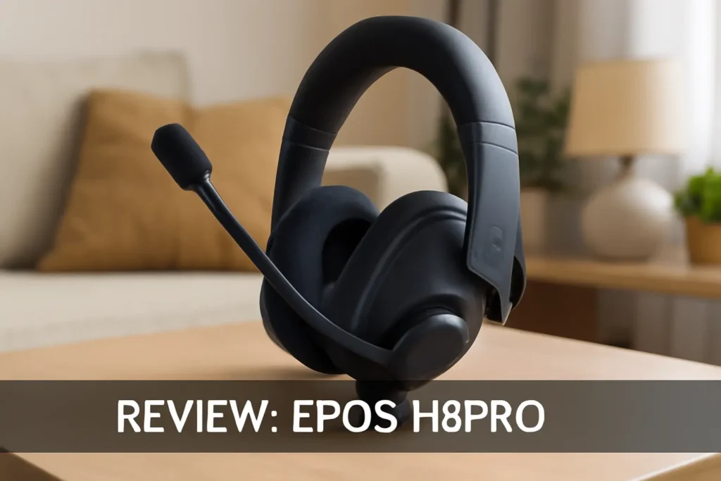 EPOS H6Pro - Fone de ouvido acústico fechado para jogos com microfone