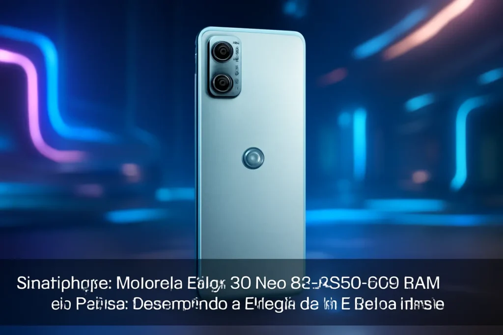 Smartphone Motorola Edge 30 Neo 5G 256GB 8GB RAM Ice Palace: Desempenho e Design de Alta Performance