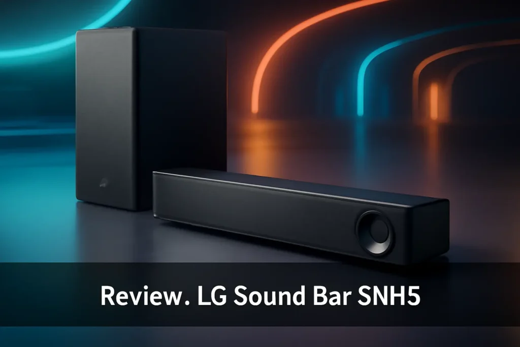 LG Sound Bar SNH5: Potência de 600W RMS, DTS Virtual X e Conectividade Wireless