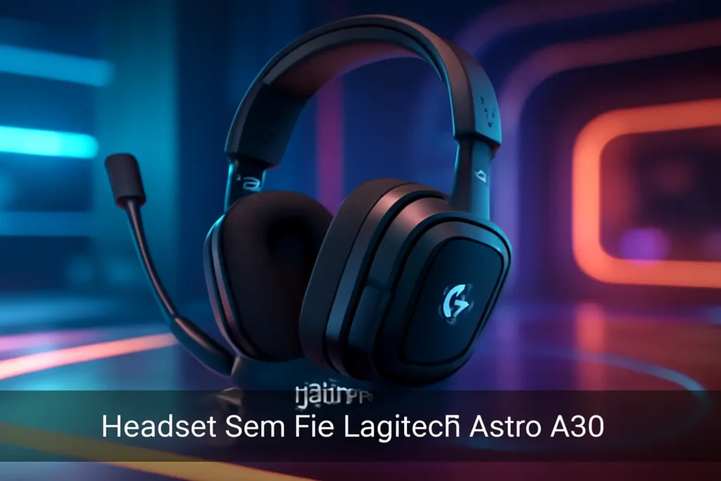 Headset Sem Fio Logitech G Astro A30: Conexão Bluetooth, Microfone Destacável e Bateria de Longa Duração