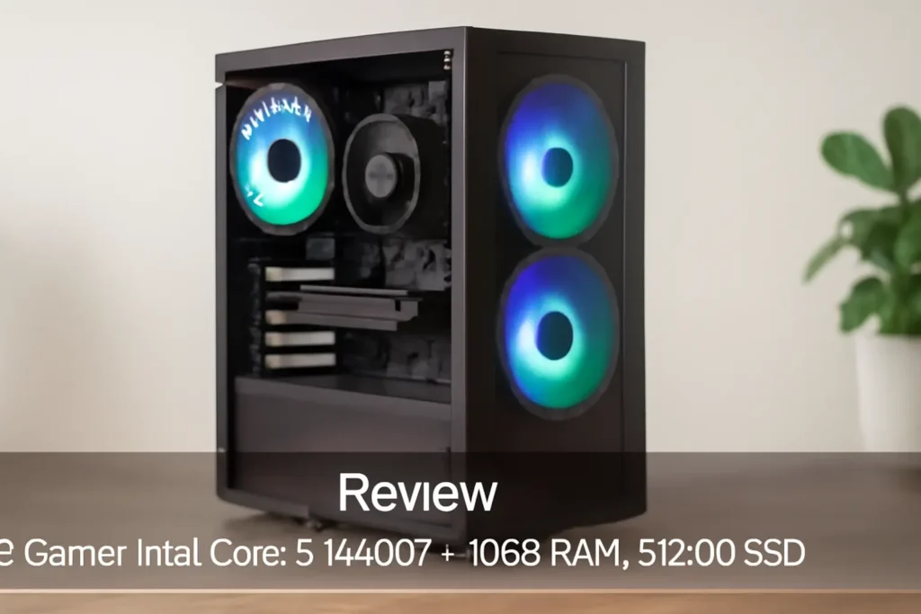 PC Gamer Intel Core i5 10400F - 16GB RAM, 512GB SSD, Nvidia 4GB