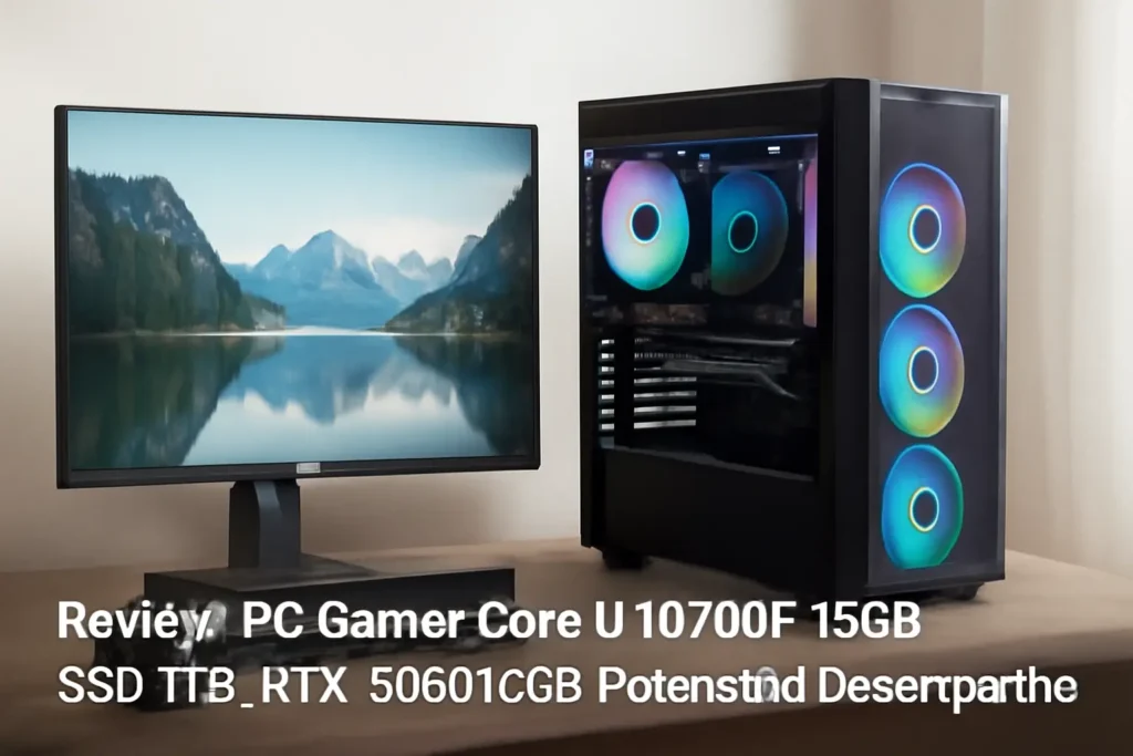 PC Gamer Core i7 10700F, 16GB, SSD 1TB, RTX 3060 12GB: Potência e Desempenho Imbatíveis