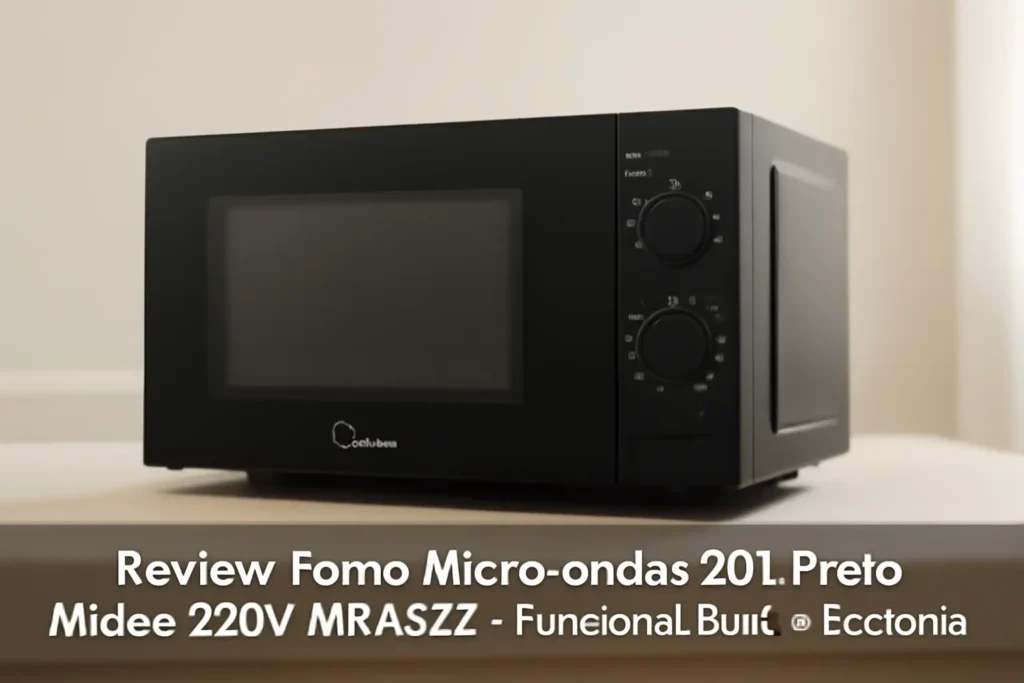 Forno Micro-ondas 20L Preto Midea 220V MRAS22 - Funcionalidade e Economia