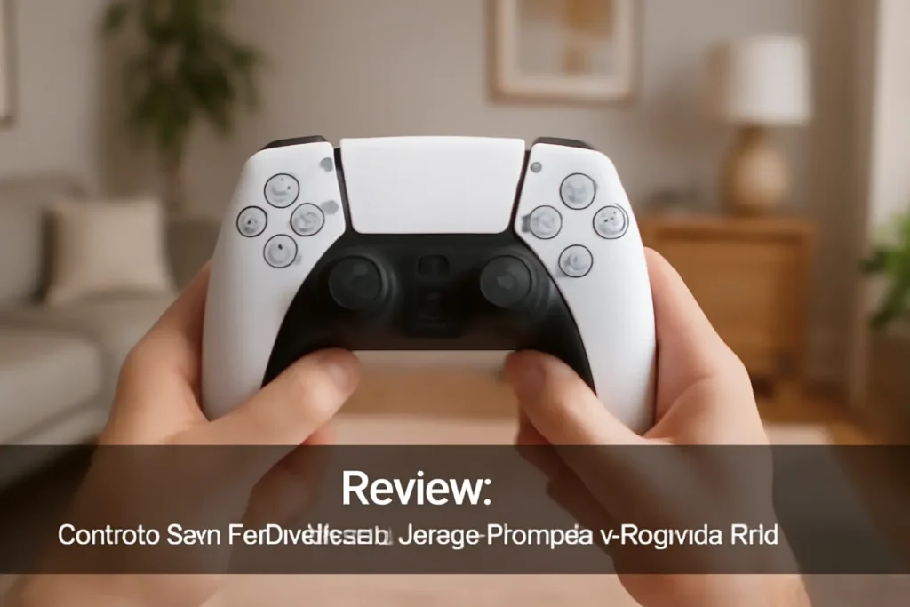 Controle Sem Fio DualSense – Design Avançado e Resposta Tátil