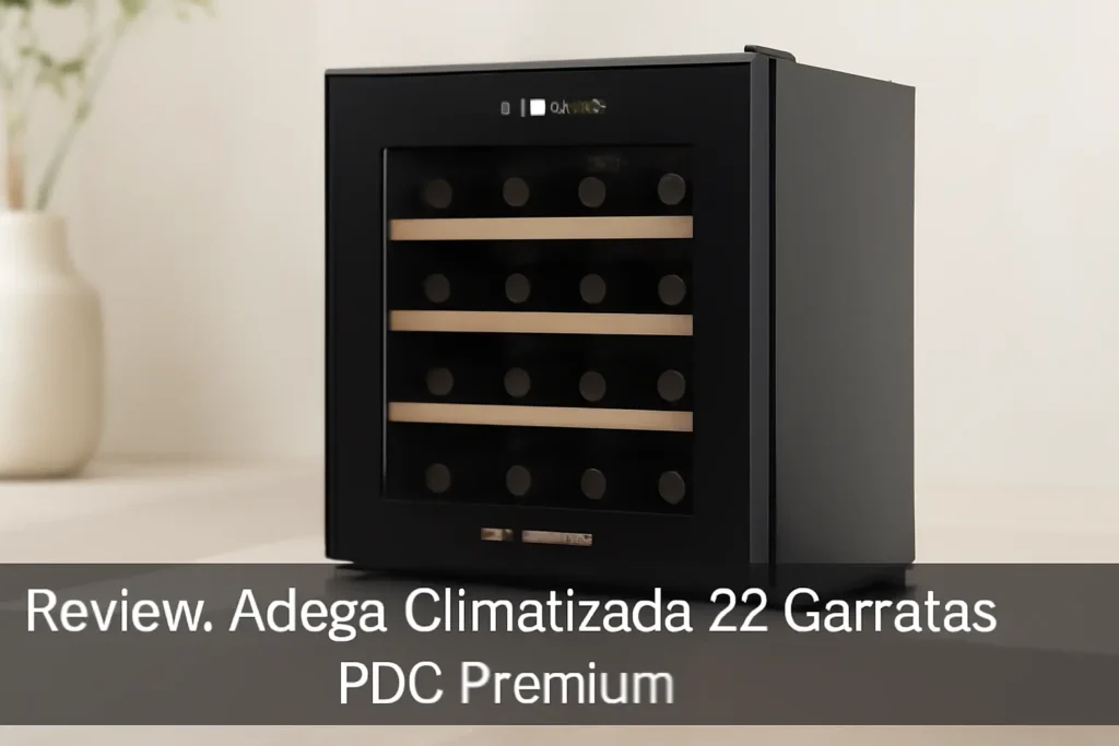 Adega Climatizada 22 Garrafas EOS Premium: Controle de Temperatura e Design Sofisticado