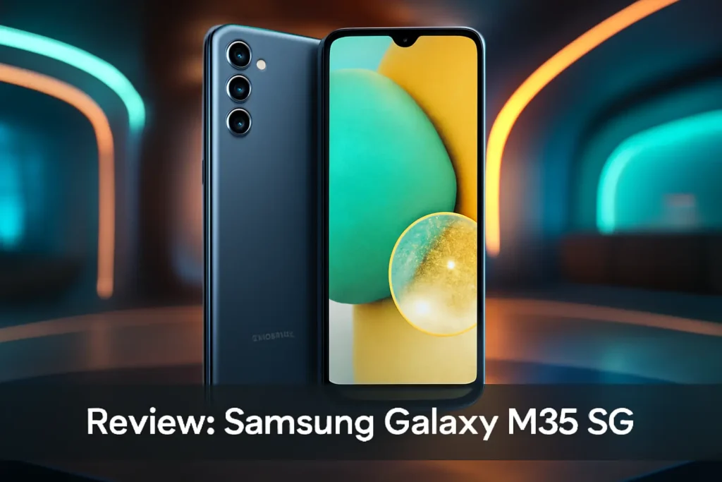 Samsung Galaxy M35 5G: Câmera Tripla de 50MP e Tela Super AMOLED de 120Hz