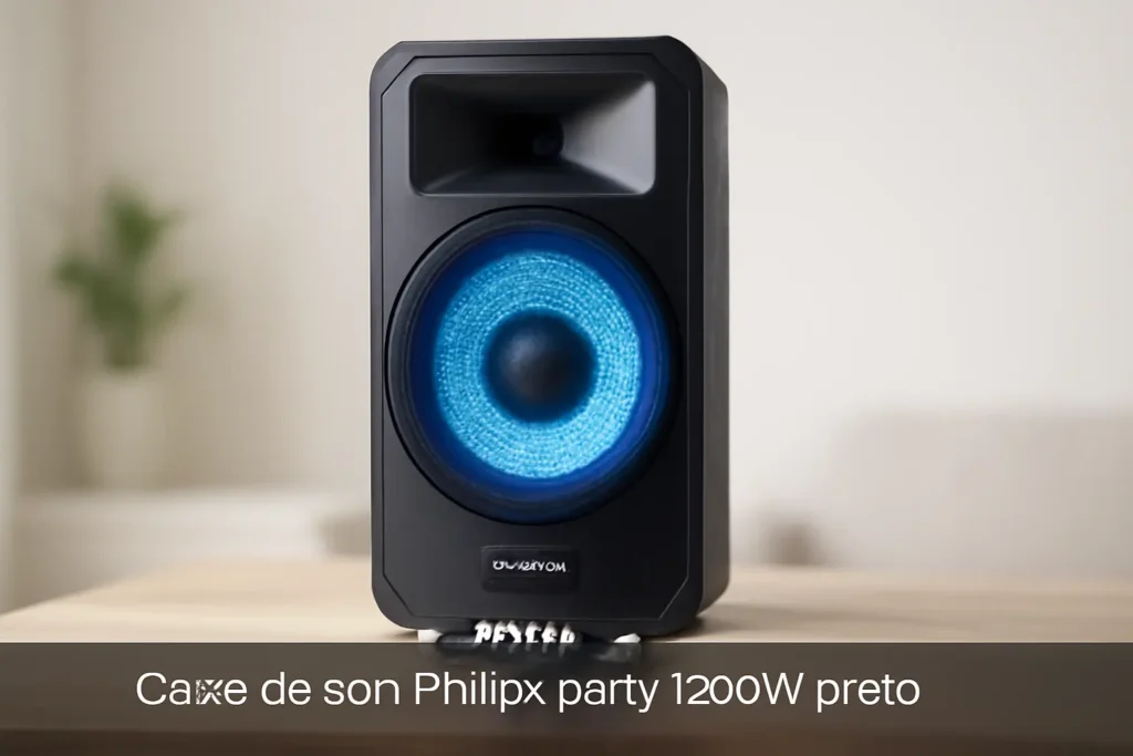 Top 5  Caixa de som Philips party 1300w preto tax4209