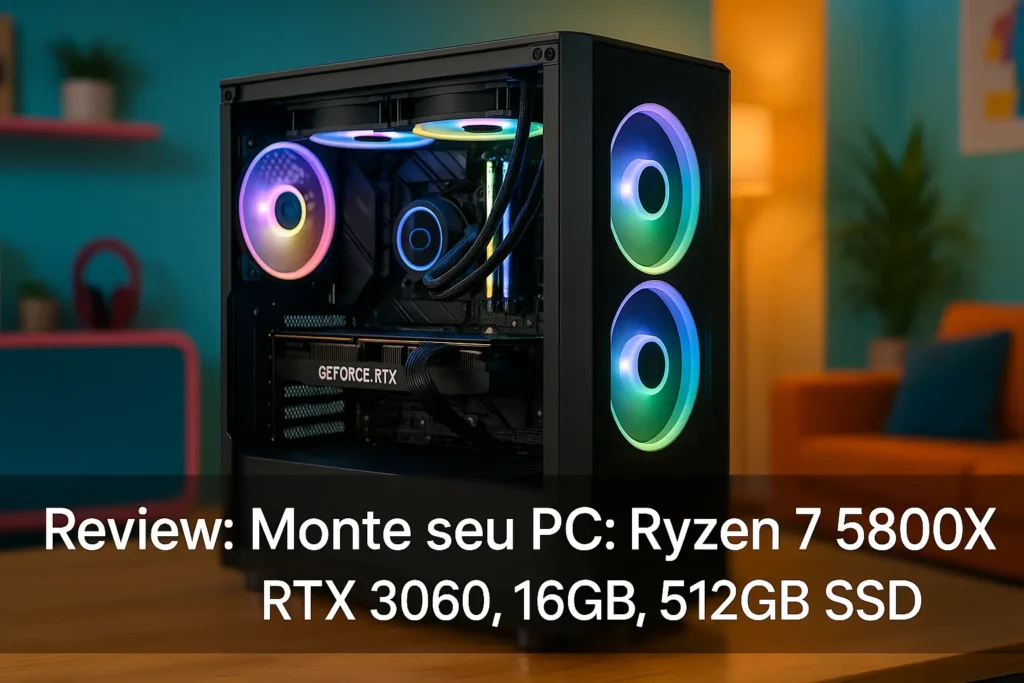 Monte seu PC: Ryzen 7 5800X, RTX 3060, 16GB, 512GB SSD