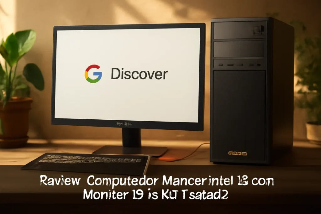 Computador Mancer Intel i3 com Monitor 19" e Kit Teclado