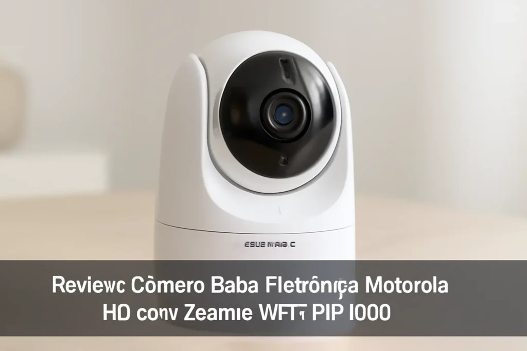 Câmera Babá Eletrônica Motorola HD Com Zoom e Wi-Fi PIP1000