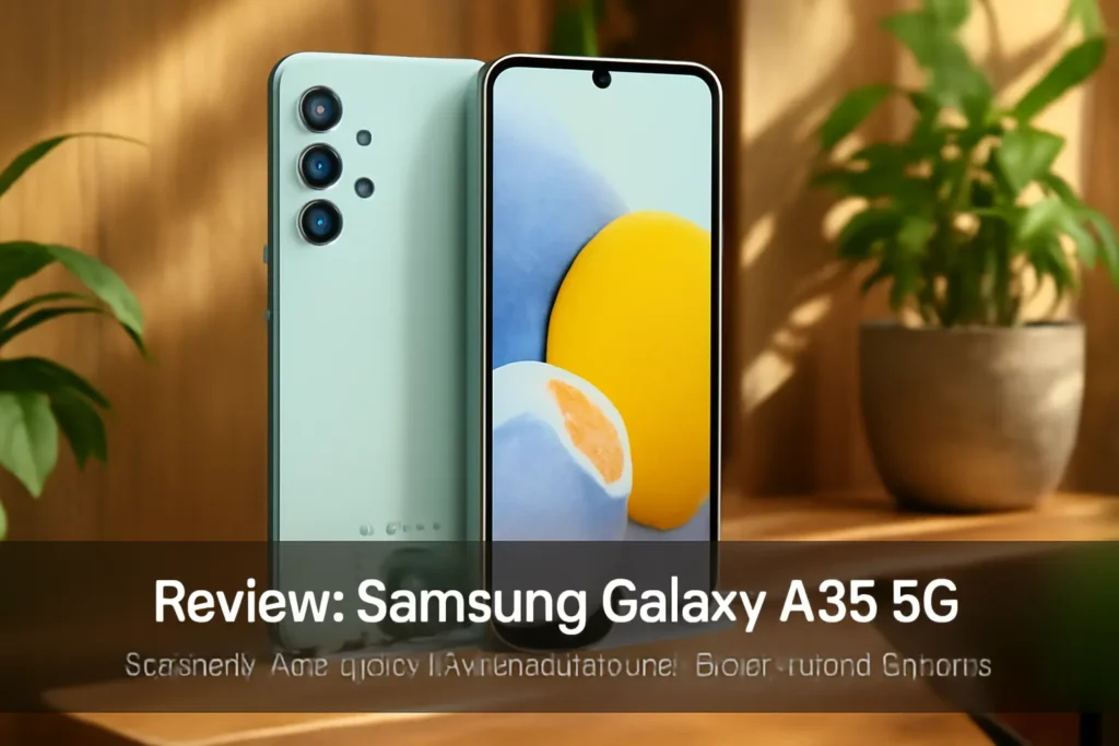 Samsung Galaxy A35 5G: Câmera Tripla de 50MP, Tela Super AMOLED 120Hz e Design Resistente