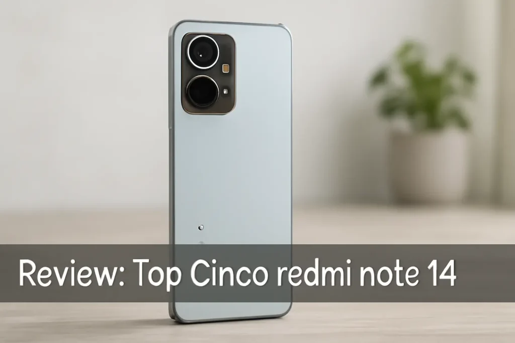 Top Cinco redimi note 14