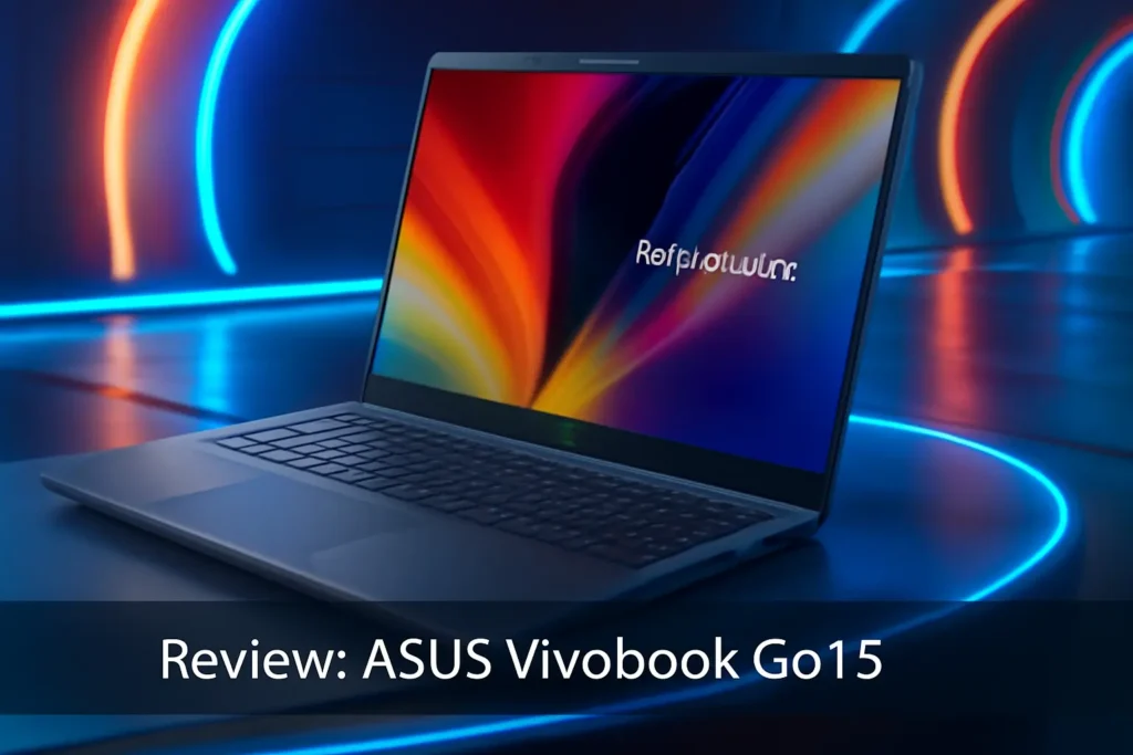 Notebook ASUS Vivobook Go 15: Intel Core i3, 8GB, 256GB, Tela FHD