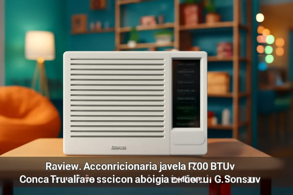 Ar condicionado janela 7500 BTUs Consul frio eletrônico com design moderno - CCN07FB 110V