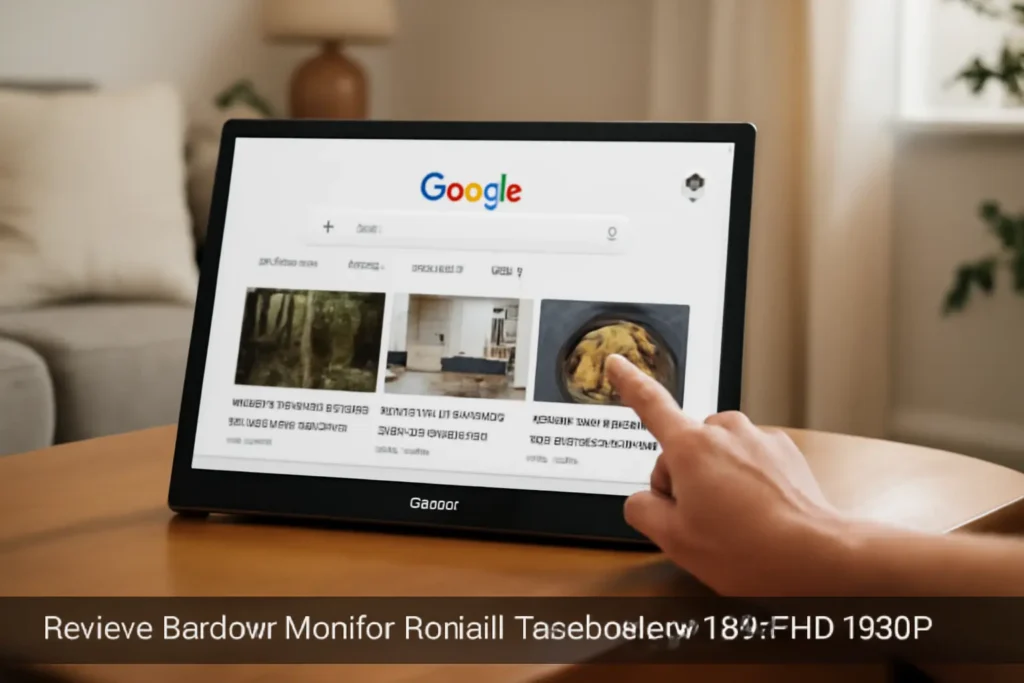 Bettdow Monitor Portátil Touchscreen 15,6'' FHD 1080P
