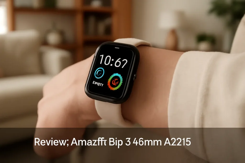 Relógio Inteligente Amazfit Bip 5 46mm A2215 GPS, Chamadas Bluetooth, Bateria de 10 dias