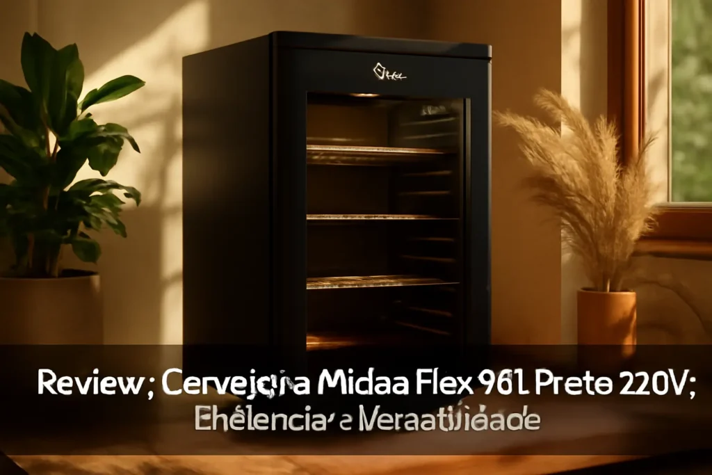 Cervejeira Midea Flex 96L Preto 220v: Eficiência e Versatilidade