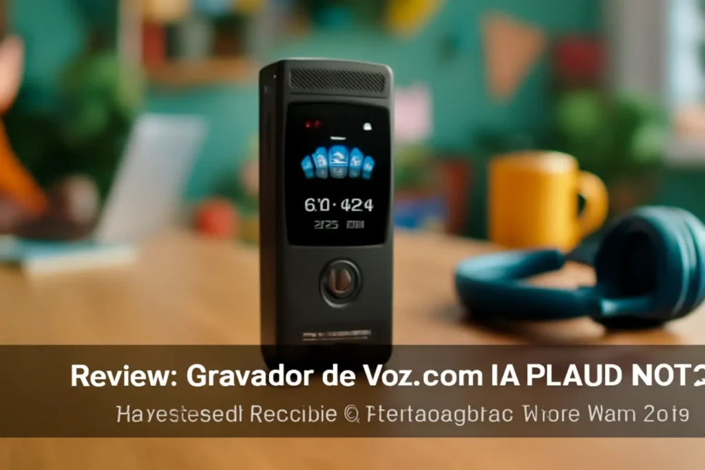 Gravador de Voz com IA PLAUD NOTE: Transcrição, Resumo e Tecnologia de Áudio Avançada