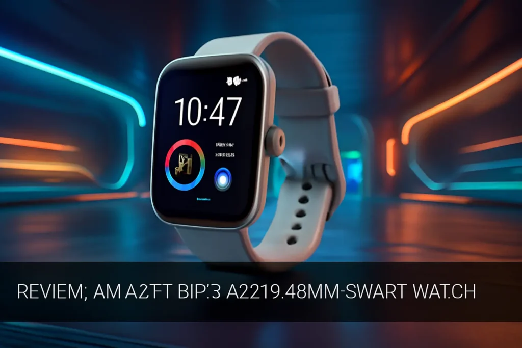 Amazfit Bip 5 A2215 46mm Smart Watch com Tela Ultra Grande, Chamadas Bluetooth, Alexa, GPS e Bateria de Longa Duração