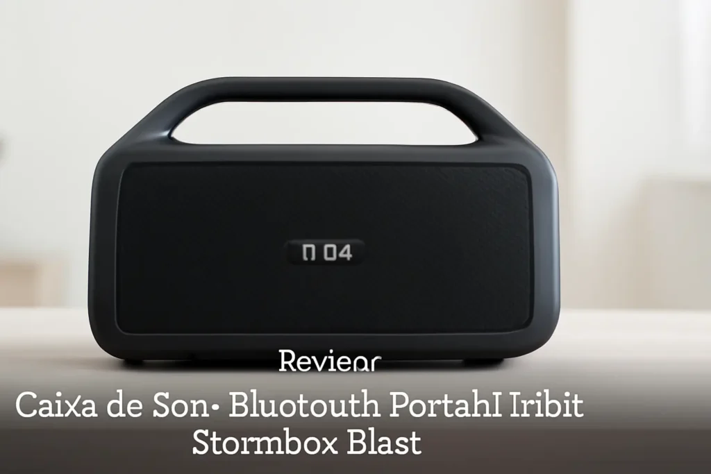 Caixa de Som Bluetooth Portátil Tribit StormBox Blast: Som Estéreo de 90W com XBass e Bluetooth 5.3