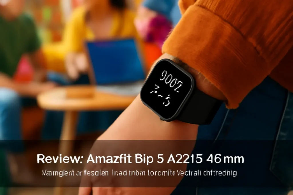 Amazfit Bip 5 A2215 46mm: Relógio Inteligente com Tela de 1,91" e Alexa Embutido