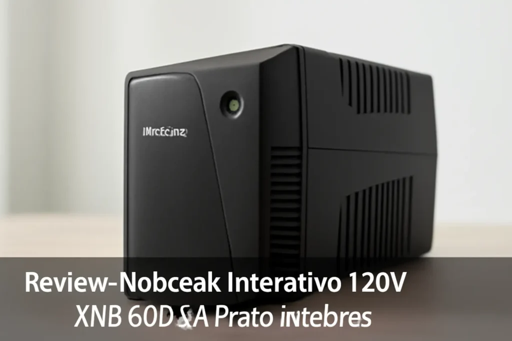 Nobreak Interativo 120v XNB 600 VA Preto Intelbras - Proteção e Autonomia para Seus Equipamentos