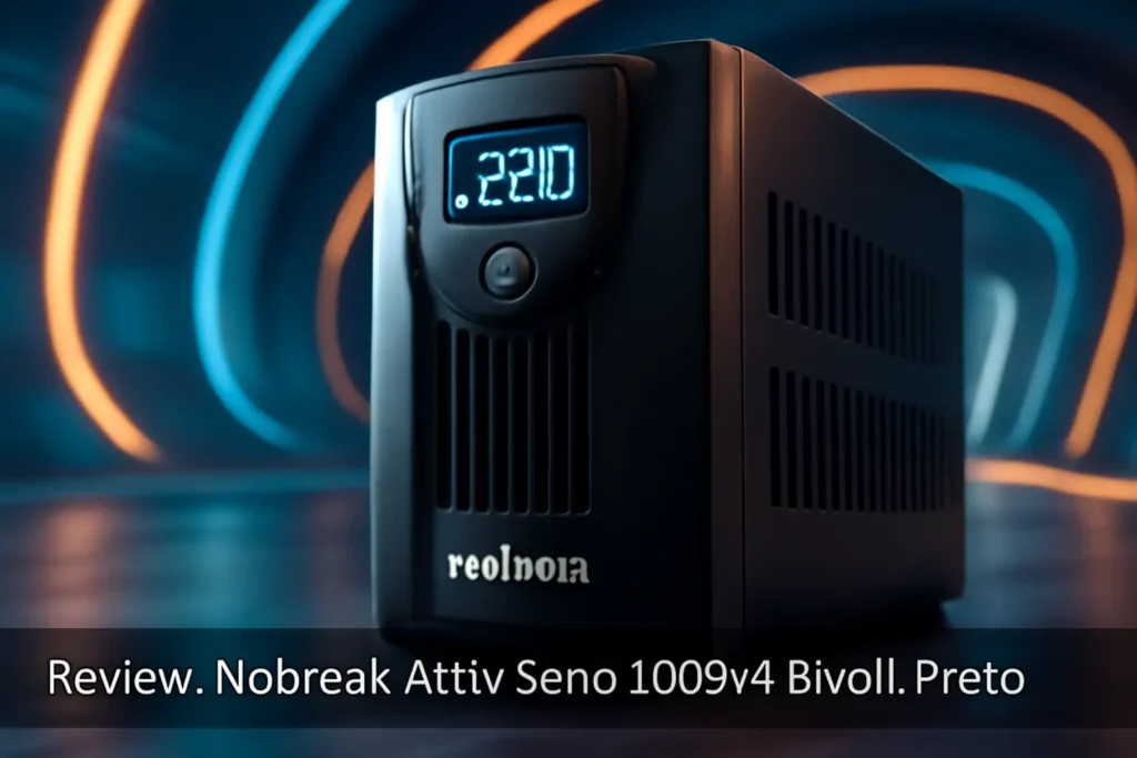 Nobreak Attiv Seno 1000VA Bivolt Preto Intelbras: Potência, Proteção e Confiabilidade