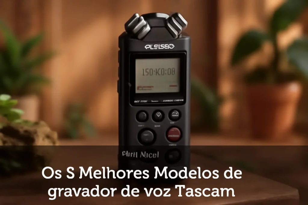 Os 5 Melhores Modelos de  gravador de voz Tascam