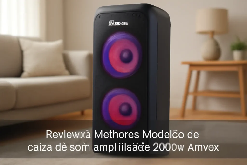 5 Melhores Modelos de caixa de som amplificada 2000w Amvox