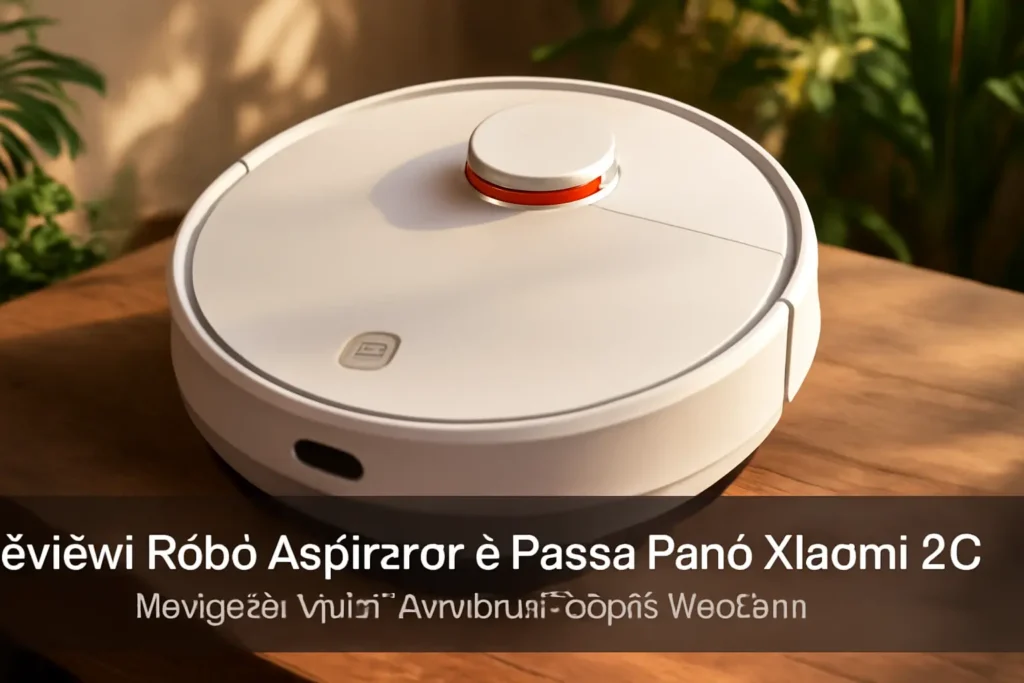 Robô Aspirador e Passa Pano Xiaomi 2C: Navegação Visual Dinâmica e Sucção Poderosa