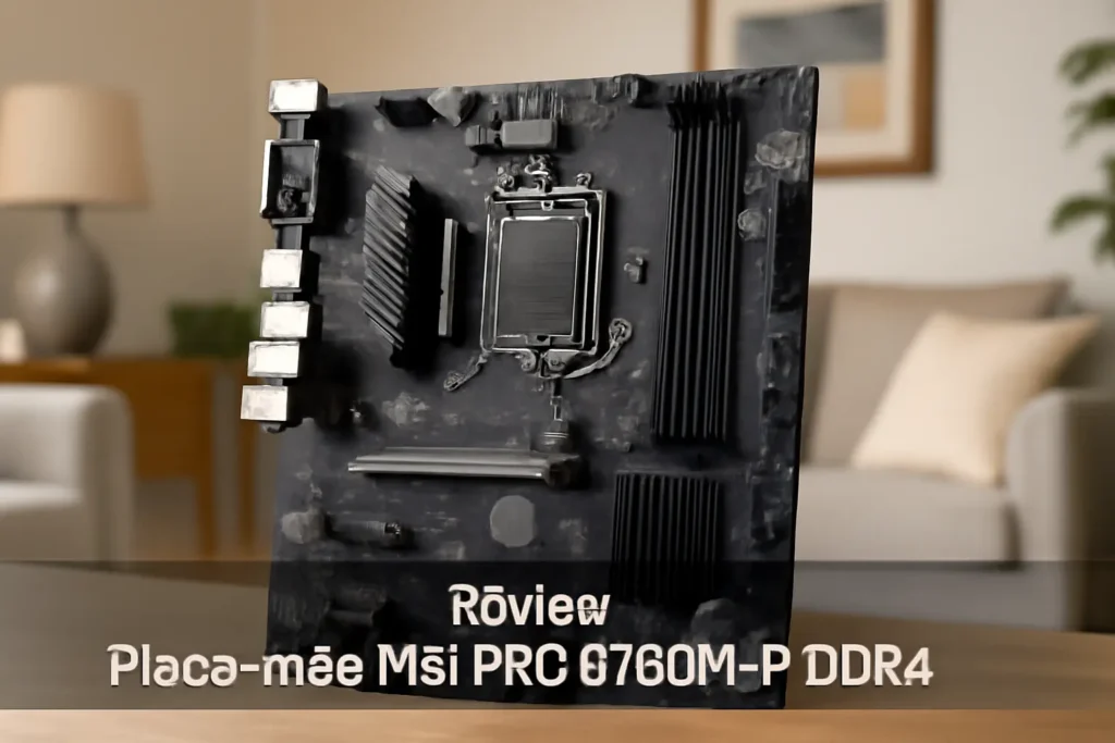 Placa Mãe MSI PRO B760M-P DDR4: Desempenho e Confiabilidade para Seu Sistema