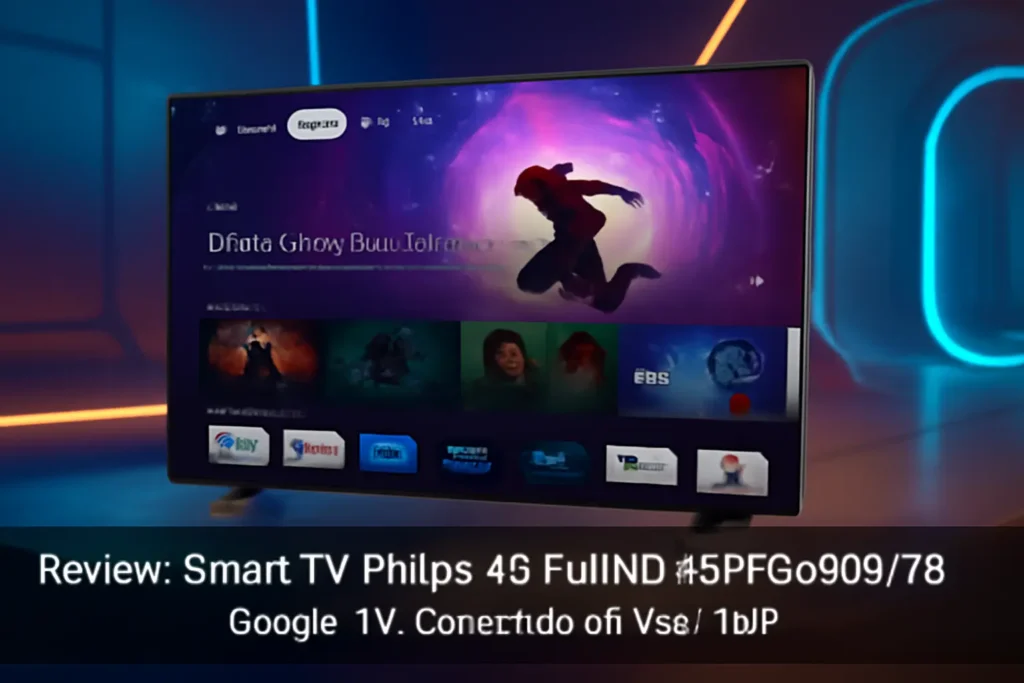 Smart TV Philips 43" Full HD 43PFG6909/78: Google TV, Comando de Voz, HDR