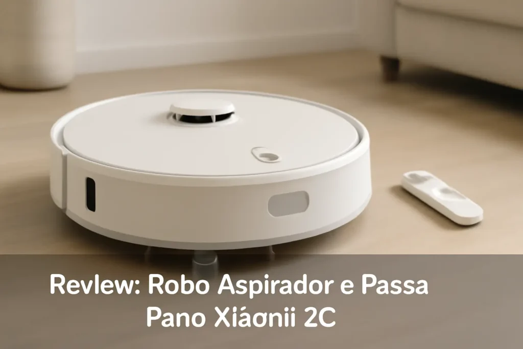 Robô Aspirador e Passa Pano Xiaomi 2C: Navegação Dinâmica, Sucção Poderosa e Controle Remoto
