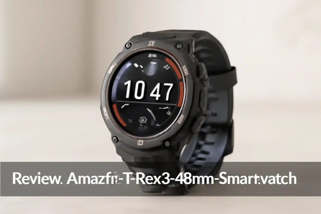 Amazfit T-Rex 3 48mm Smartwatch: Durabilidade, Performance e Design para Aventureiros