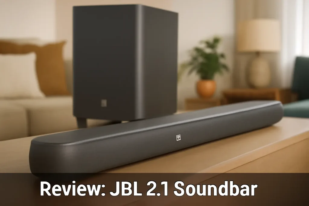 Principais Cinco  sound bar JBL 2.1