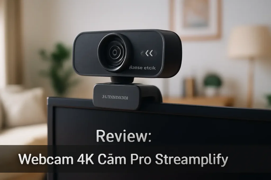 Webcam 4k Cam Pro Streamplify: Resolução, Ângulo de Visão e Performance